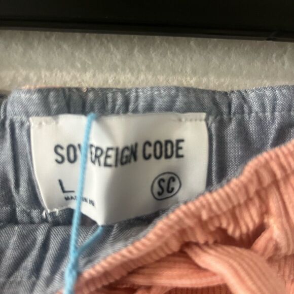 NEW Women's Sovereign Code SZ Large Cargo Cord Shorts Coral Adjustable Waistband - Picture 11 of 16